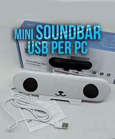 Mini Soundbar USB allegra per PC Notebook
