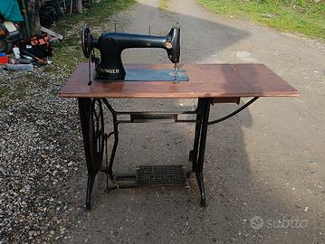 macchina da cucire singer inizi 1900 con mobile