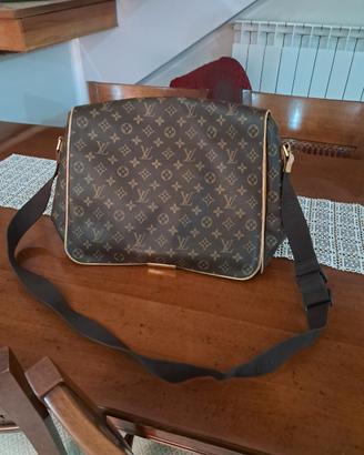 borsa pelle vuitton  tracolla 