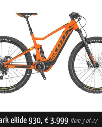 Scott Spark eRide 930 29" 2019 E-Bike taglia M