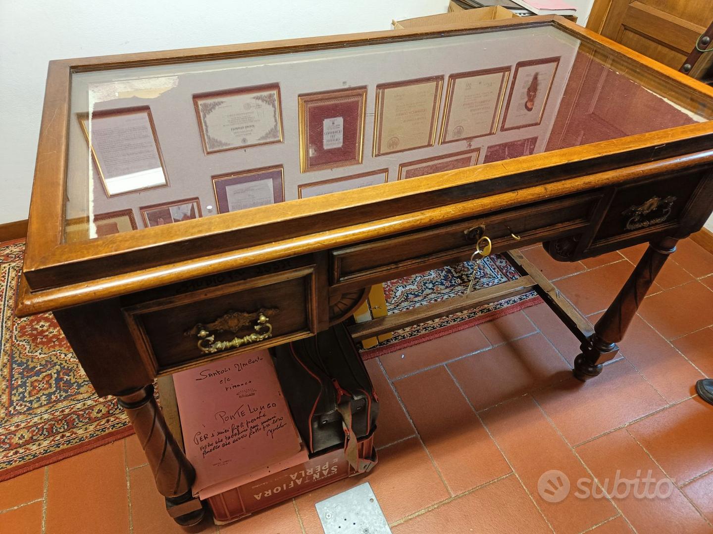 Teglia Apribile Con Fondo In Vetro - Ø 26 Cm, Con Piedini, Rosso, Per Forno E Microonde - Foto 4