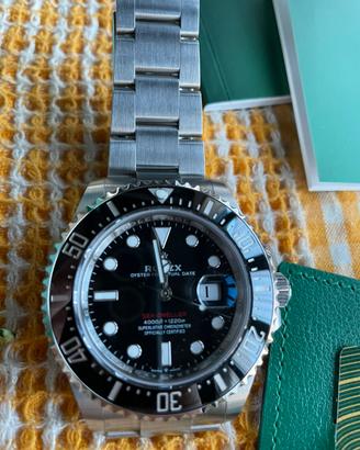 Rolex sea dweller scritta rossa  full set