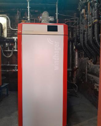 Caldaia a legna Windhager 50kw, A+4 stelle