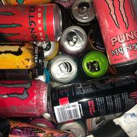 Lattine monster energy vuote