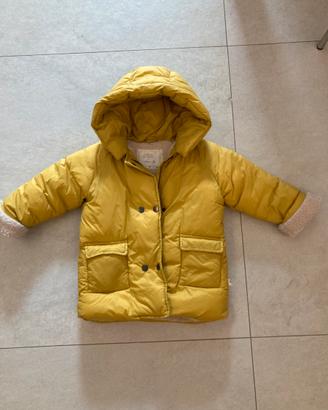 Giubbino ZARA ocra 104 cm taglia 3/4 anni
