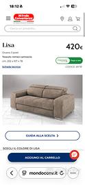 DIVANO LISA 3 POSTI