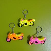 set di 3 portachiavi moto vintage