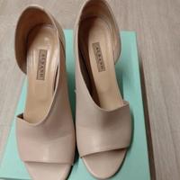 Scarpe Albano open toe beige rosato Tg 38