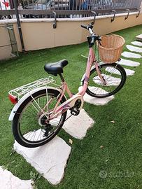 Bici 24” ragazza/donna con cestino