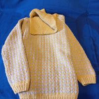 Maglioni pura lana nuovi, fatti a mano