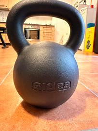 Kettlebell Sidea kg 20 iron black linea premium