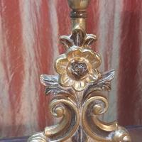 Lampada in foglia oro