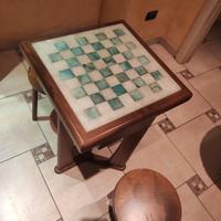 scacchiera artigianale in marmo