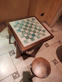 scacchiera artigianale in marmo