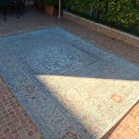 TAPPETO grigio/blu