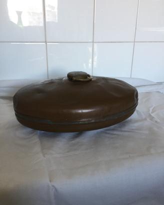 Antico scaldino in rame