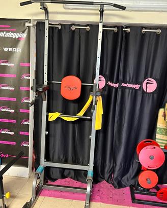 ATTREZZO PER TRAZIONI-PARALLELE-ADDOMINALI