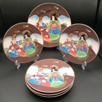 Antico Servizio Di Piatti In Porcellana Giappones