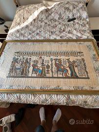 Disegno su papiro originale egiziano