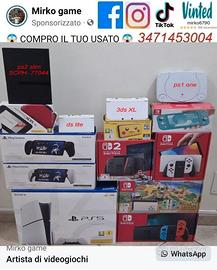 PROMOZIONE GAME E CONSOLE IN GARANZIA INFO IN BIO