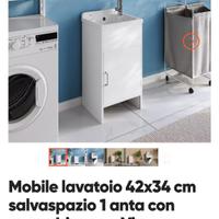 Lavabo salvaspazio Deghi NUOVO, ANCORA IMBALLATO 