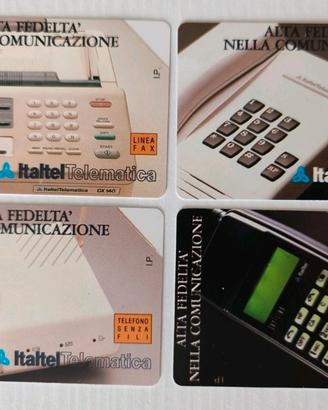 Schede Telefoniche Rara Serie Italtel Nuova