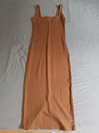 Vestito lungo marrone taglia xs Pimkie 