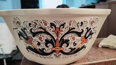 Centrotavola/fruttiera ceramica Deruta