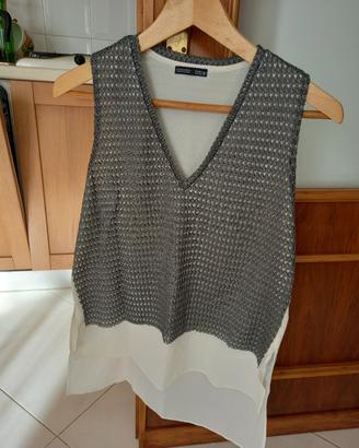 canotta Zara elegante  tg s/m