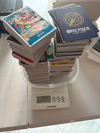 Lotto 2KG Carte One Piece Comuni/Uncommon No Don/L