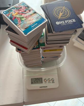 Lotto 2KG Carte One Piece Comuni/Uncommon No Don/L