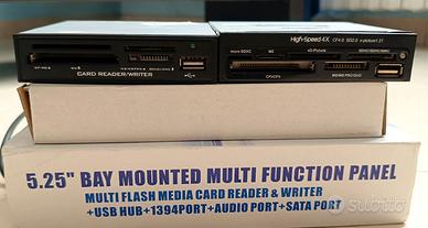 Card Reader Writer Int 3.5" One Black USB 2.0 pc