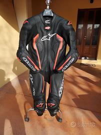 tuta moto 46 tech Air come NUOVA alpinestars 