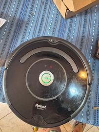 irobot roomba 671 batteria nuova+muletto+accessori
