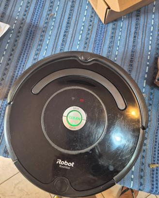 irobot roomba 671 batteria nuova+muletto+accessori