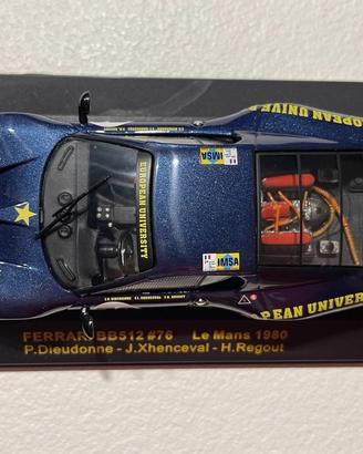Ferrari BB 512 Le Mans 1980 1/43 IXO Pari Al Nuovo