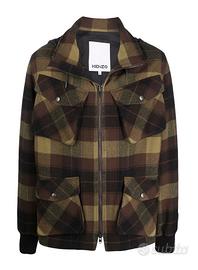 Giubbotto lana Kenzo tartan check sz. L