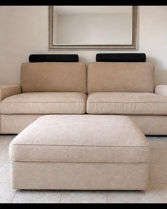 ( zona Ciampino) divano Kivik 3 posti beige