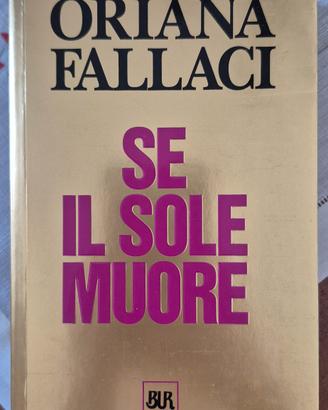 Libro "Se il sole muore" - Oriana Fallaci
