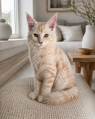 Maine coon con pedigree libero 