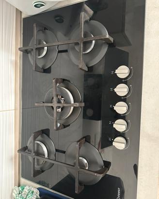 INDESIT ING 72T/BK PIANO COTTURA 5 FUOCHI GAS