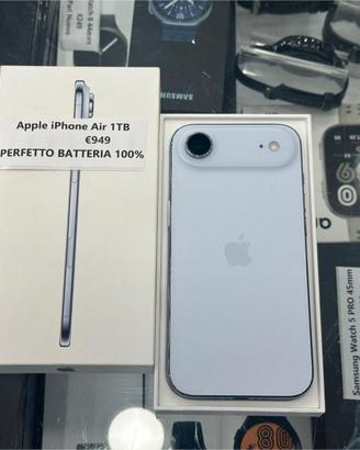 Apple iPhone Air 1TB - BATTERIA 100%
