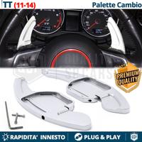 PALETTE Cambio Volante AUDI TT 8J Paddle Silver