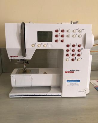 Bernina activa 220 macchina per cucire e ricamare