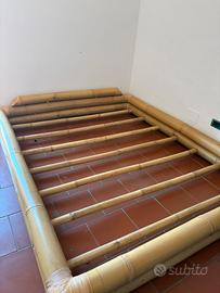 Letto matrimoniale in bambù