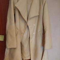 cappotto bianco taglia M 