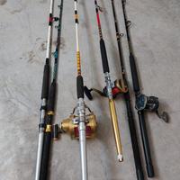Canne da pesca + mulinello Mitchell