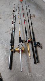 Canne da pesca + mulinello Mitchell