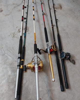 Canne da pesca + mulinello Mitchell