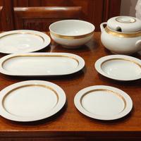 Servizio Piatti Scherzer Bavaria con decoro oro